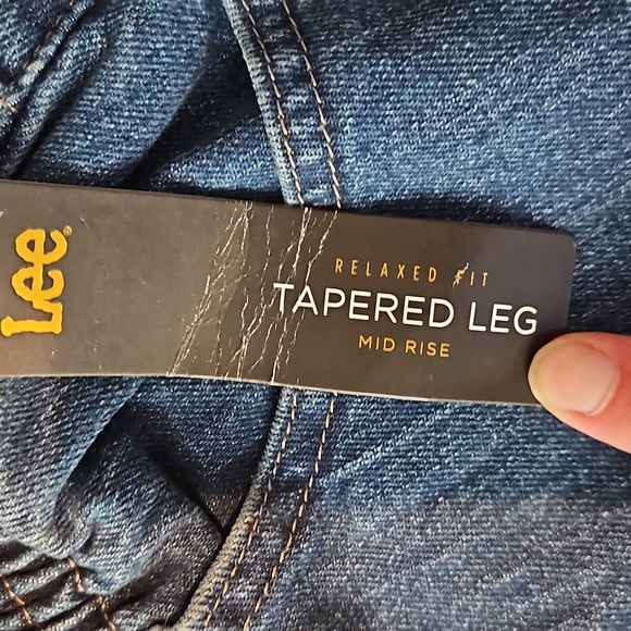 LEE Pepper Stone Long Tapered Leg Mid Rise Size 18 New With Tags - Picture 3 of 6